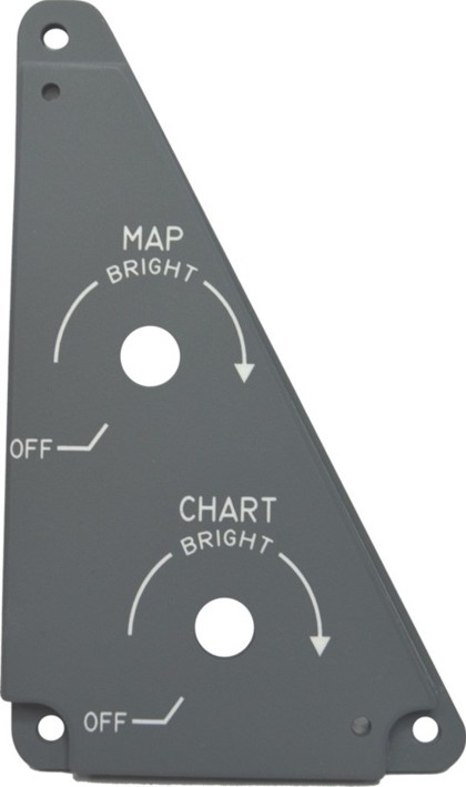 MAP-CHART lighting (F/O's side)